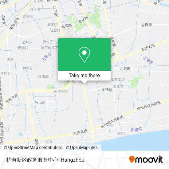 杭海新区政务服务中心 map
