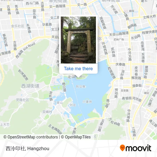 西泠印社 map