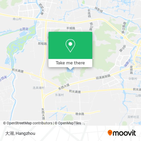 大湖 map