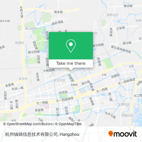 杭州钱锦信息技术有限公司 map