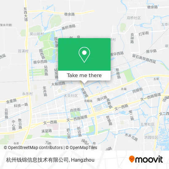 杭州钱锦信息技术有限公司 map