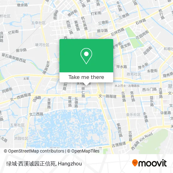 绿城·西溪诚园正信苑 map