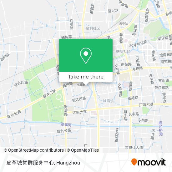 皮革城党群服务中心 map