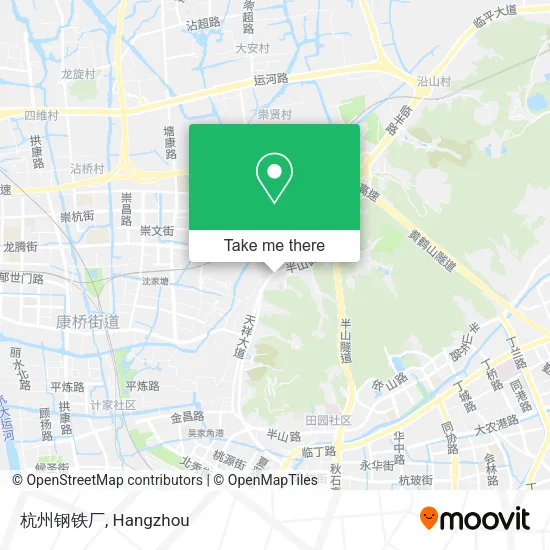 杭州钢铁厂 map