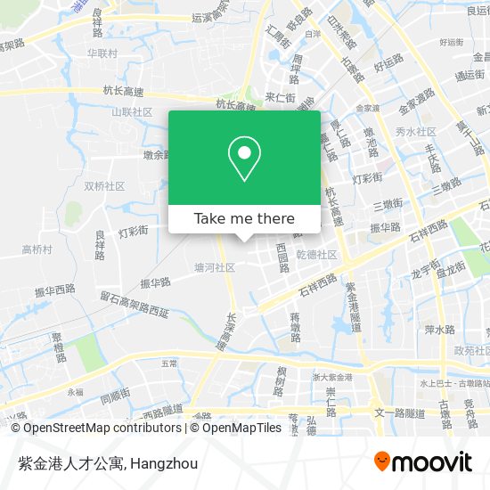 紫金港人才公寓 map