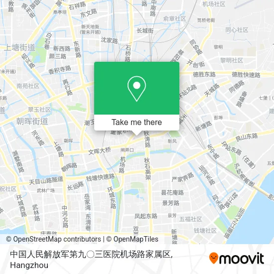 中国人民解放军第九〇三医院机场路家属区 map