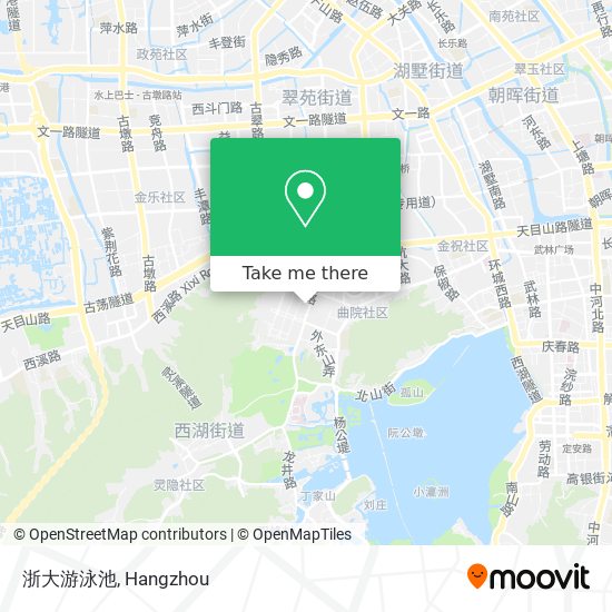 浙大游泳池 map