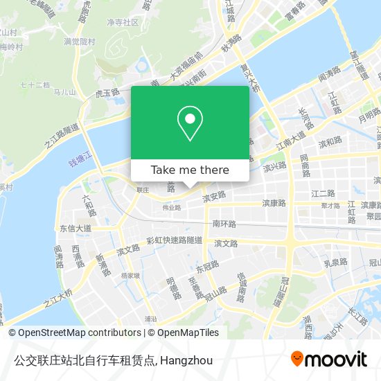 公交联庄站北自行车租赁点 map