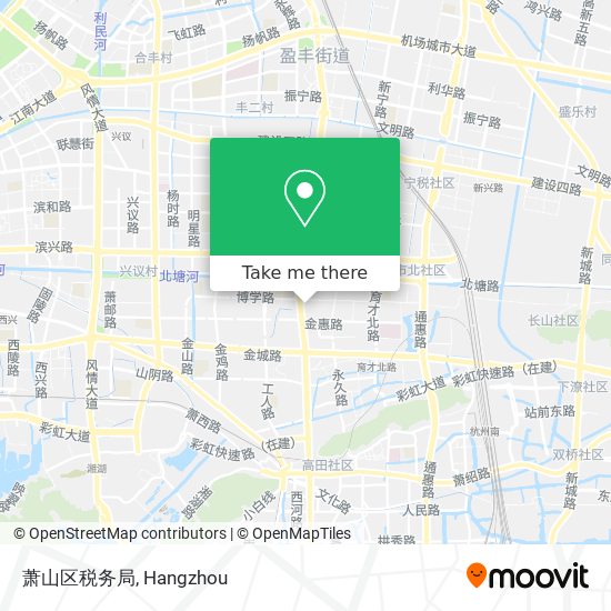萧山区税务局 map