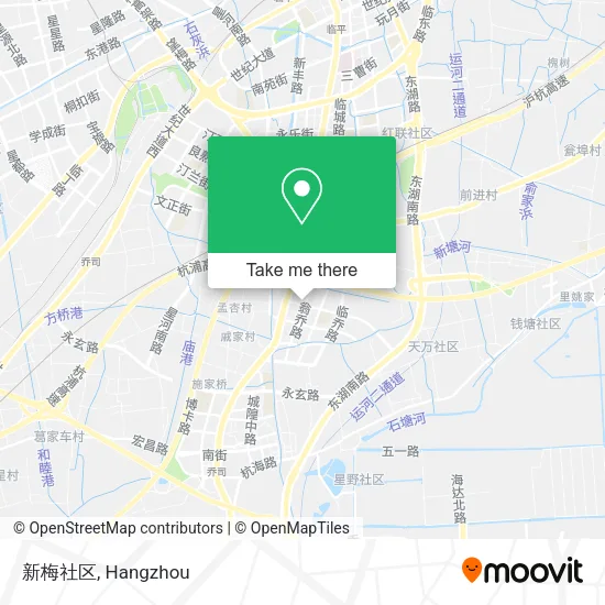 新梅社区 map