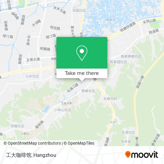 工大咖啡馆 map