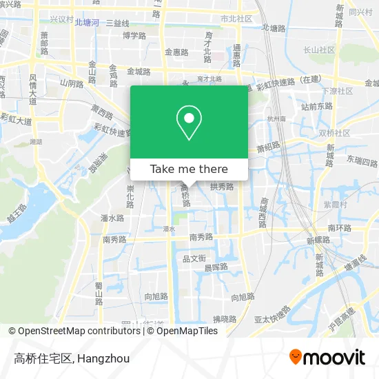 高桥住宅区 map