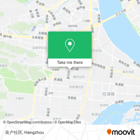 良户社区 map