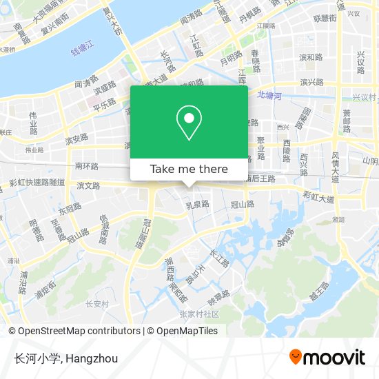 长河小学 map