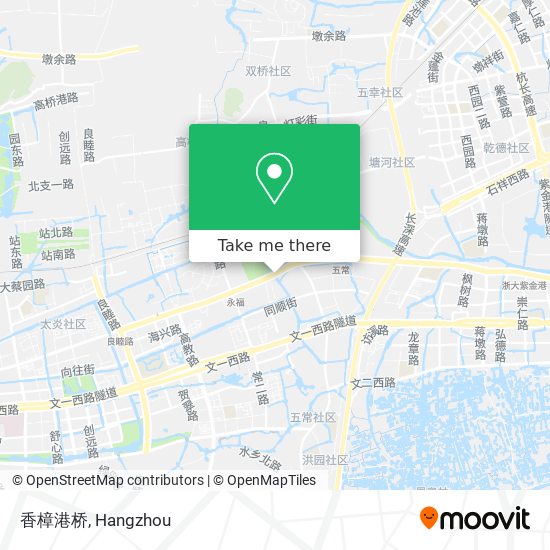 香樟港桥 map