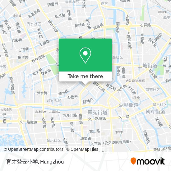 育才登云小学 map