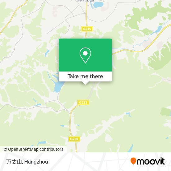 万丈山 map