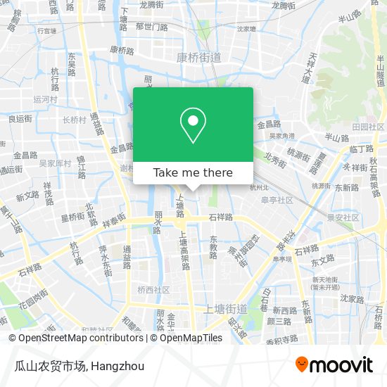 瓜山农贸市场 map