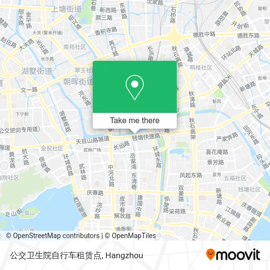 公交卫生院自行车租赁点 map