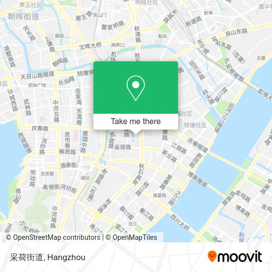采荷街道 map