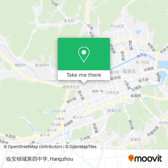 临安锦城第四中学 map