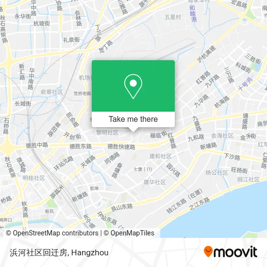 浜河社区回迁房 map