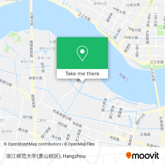 浙江师范大学(萧山校区) map