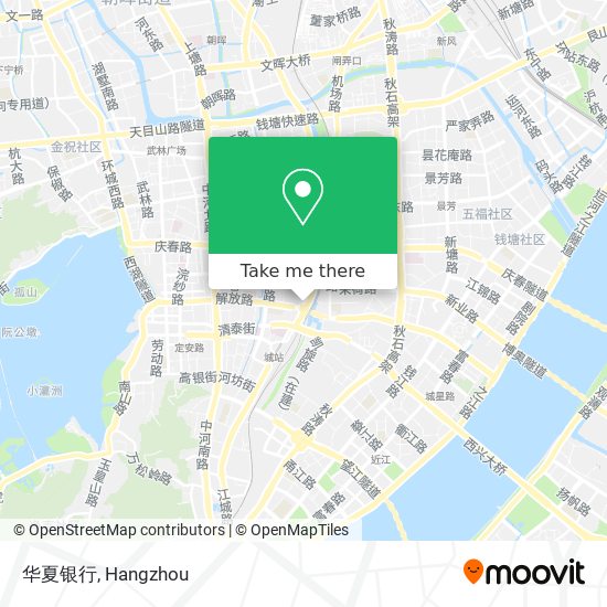 华夏银行 map