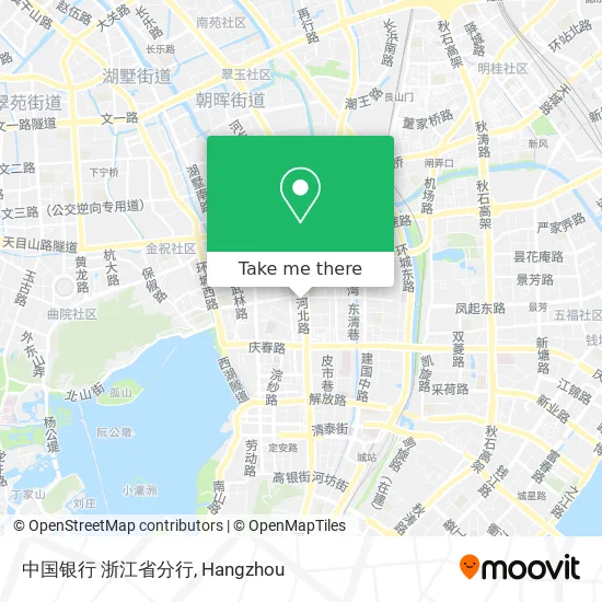 中国银行 浙江省分行 map
