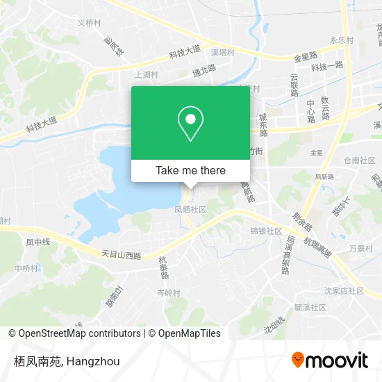 栖凤南苑 map