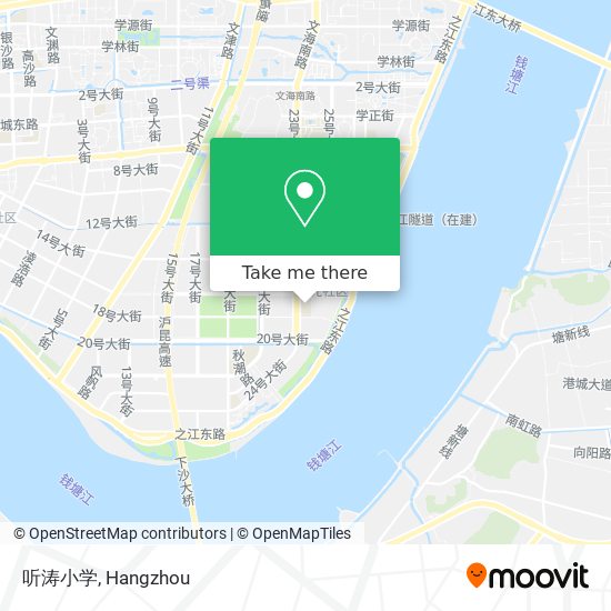 听涛小学 map