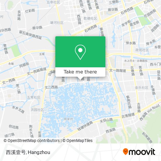 西溪壹号 map