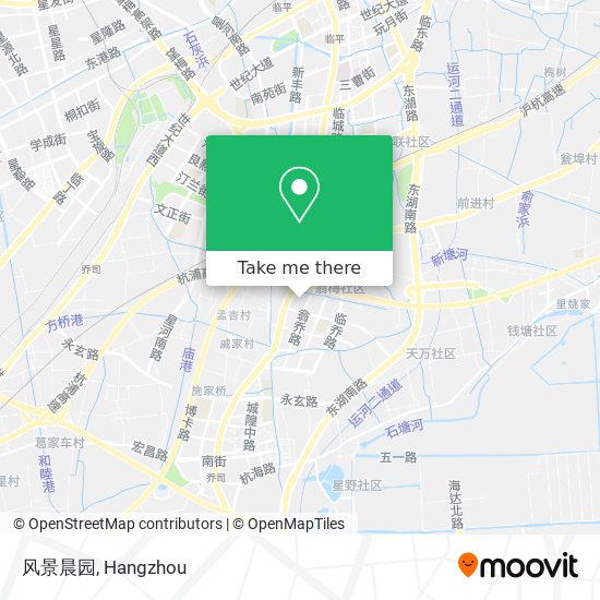 风景晨园 map