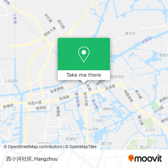 西小河社区 map