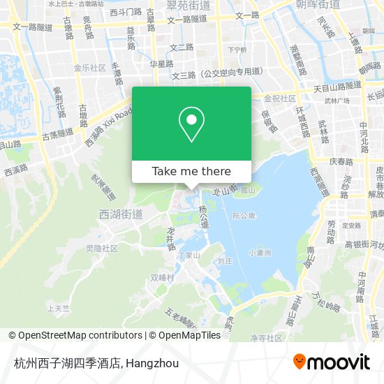 杭州西子湖四季酒店 map