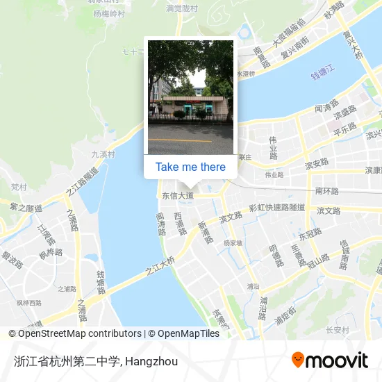 浙江省杭州第二中学 map
