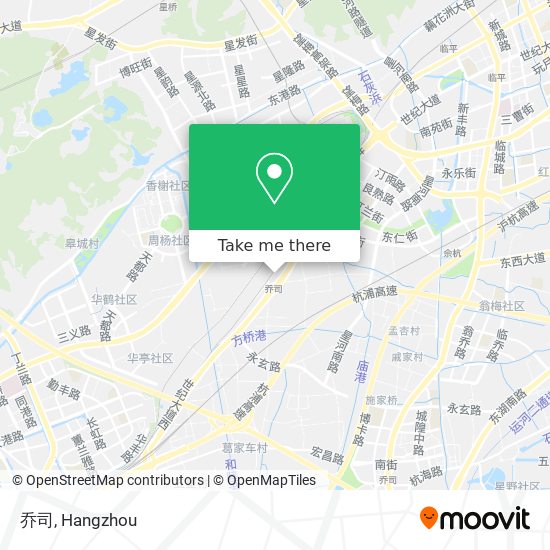 乔司 map