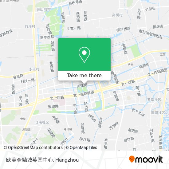 欧美金融城英国中心 map