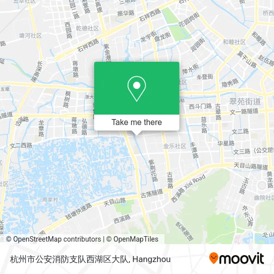 杭州市公安消防支队西湖区大队 map