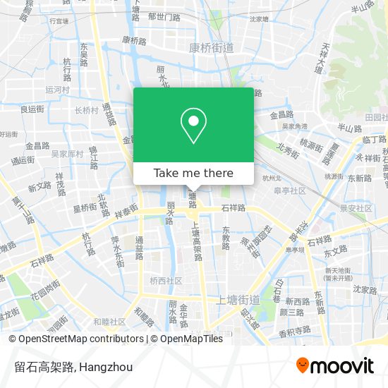 留石高架路 map