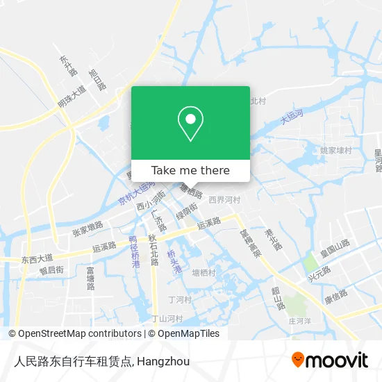 人民路东自行车租赁点 map