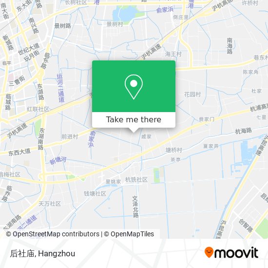 后社庙 map