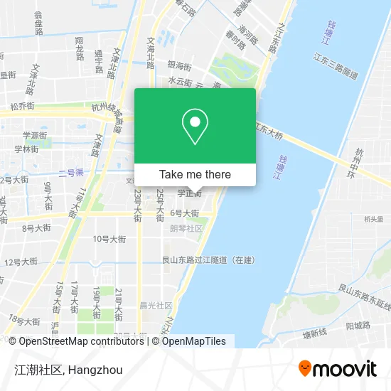 江潮社区 map