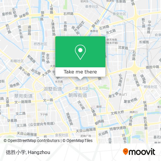 德胜小学 map