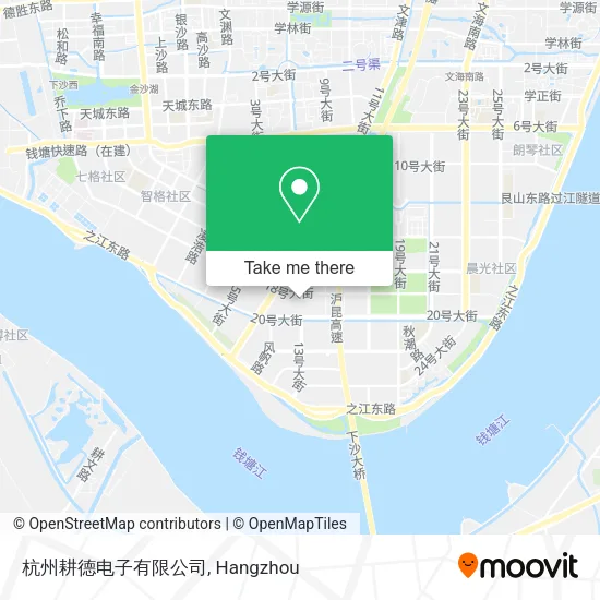 杭州耕德电子有限公司 map