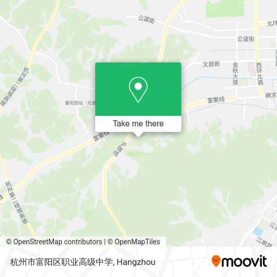 杭州市富阳区职业高级中学 map