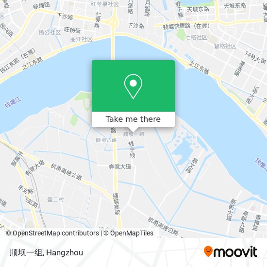 顺坝一组 map
