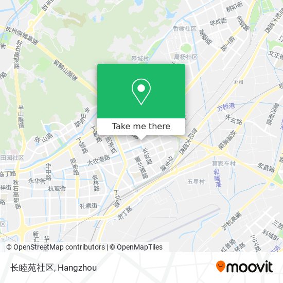 长睦苑社区 map