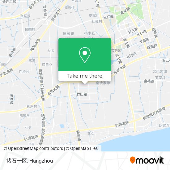 褚石一区 map