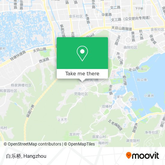 白乐桥 map